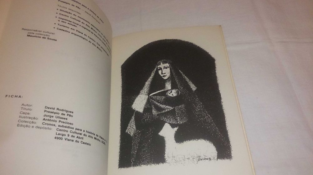 presépio de pão (david rodrigues) 1984 livro raro