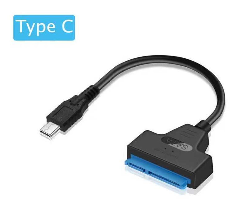 Кабель переходник USB Type-C на SATA 2.5 для подключения HDD SSD
