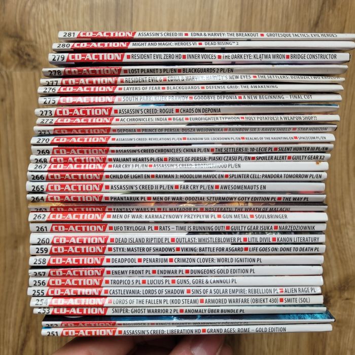 Magazyn CD-Action duża kolekcja + płyty