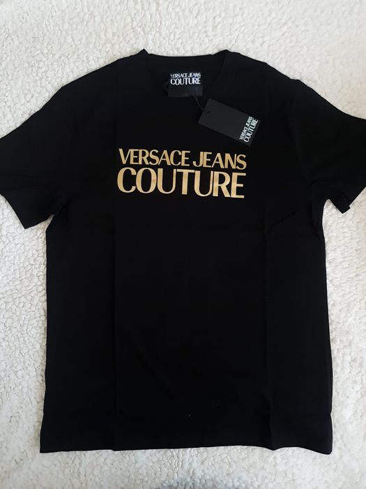 NOWY Tshirt Męski Versace Czarny Rozmiar L