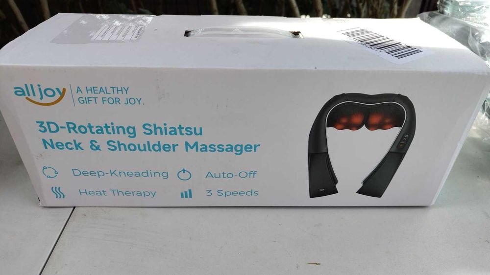 Masażer karku i ramion ALLJOY Shiatsu 3D grzanie adapter gratis
