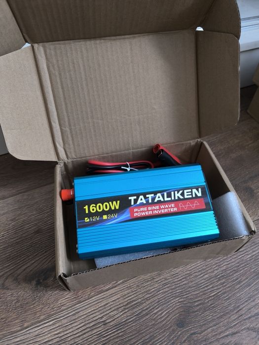 Інвертор tataliken 1600w чистий синус перетворювач напруги