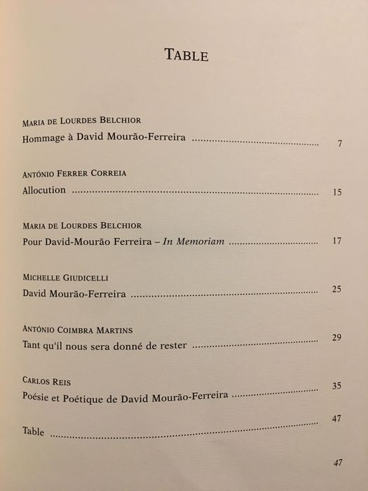 Revistas Literárias/José Régio/ Mourão-Ferreira/ Melhores Contos