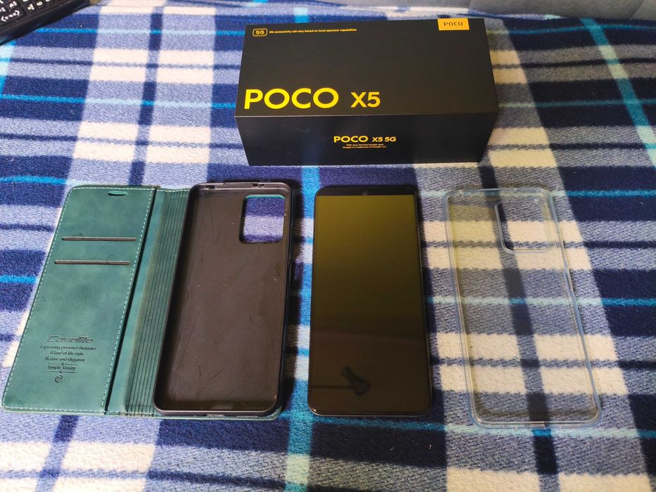 POCO X5 5g 8/256gb black stan jak nowy