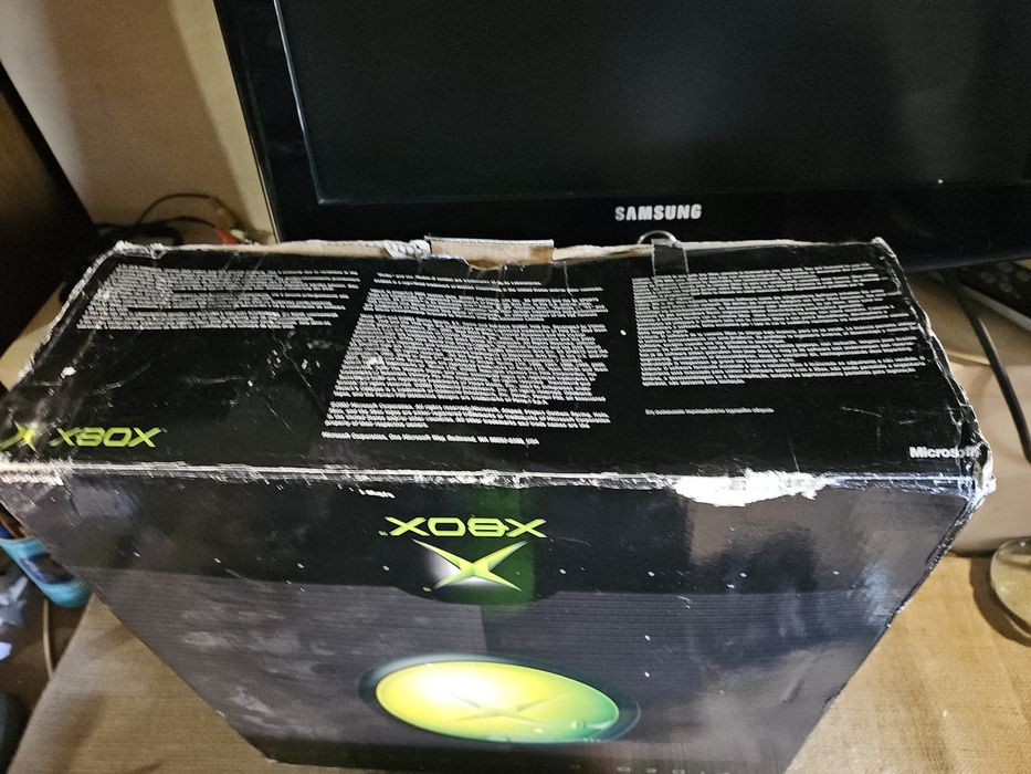 Xbox clássica preta
