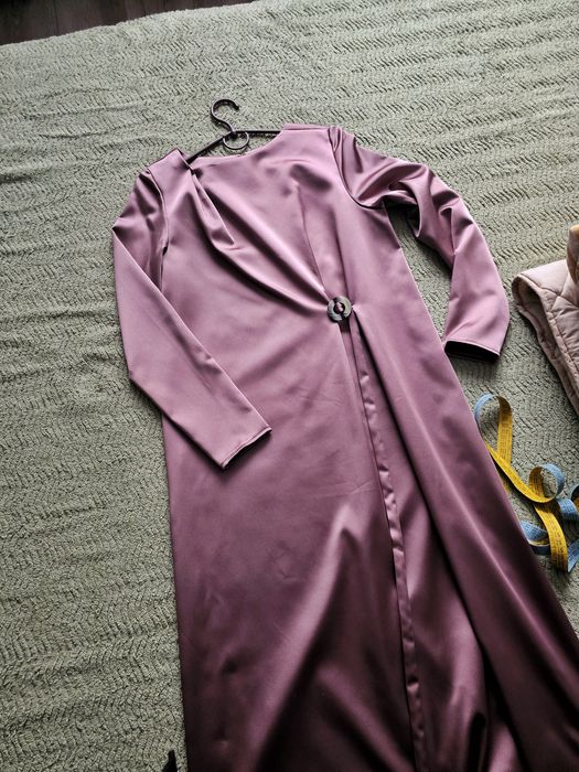 Платье атлас сатин шёлк сукня в білизняному стилі