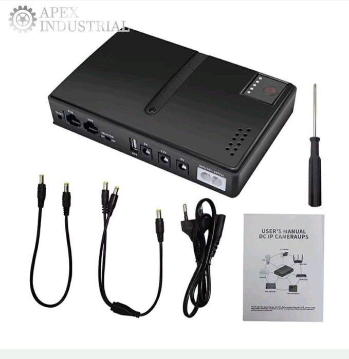 Упс UPS безперебійник для роутера модема DC1018L 4*18650 Li-Ion 18W 5/