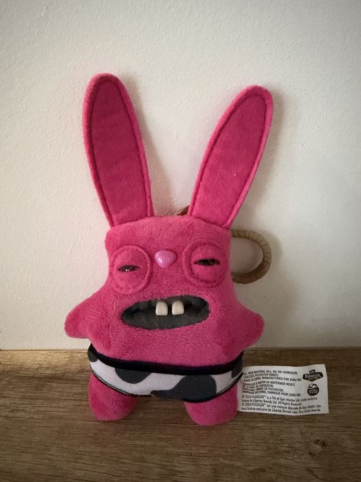 Мягкий брелок Fuggler модели "Розовая Ярость" (Rabid Rabbit)