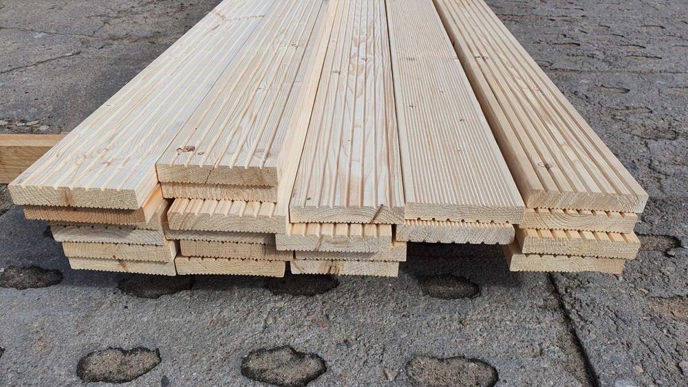 Deska Tarasowa Świerkowa 27 x 145 x 3600/4200/5100