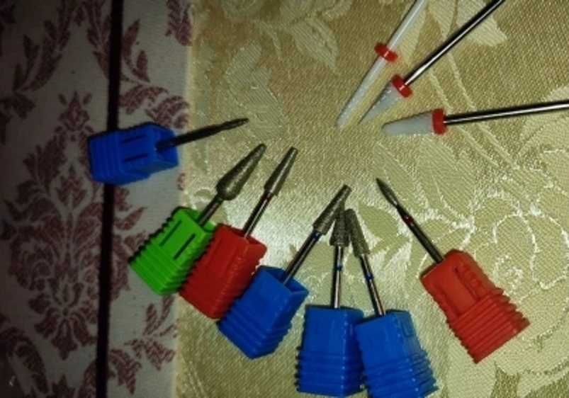 Керамическая насадка для маникюрного аппарата, фреза для снятия геля