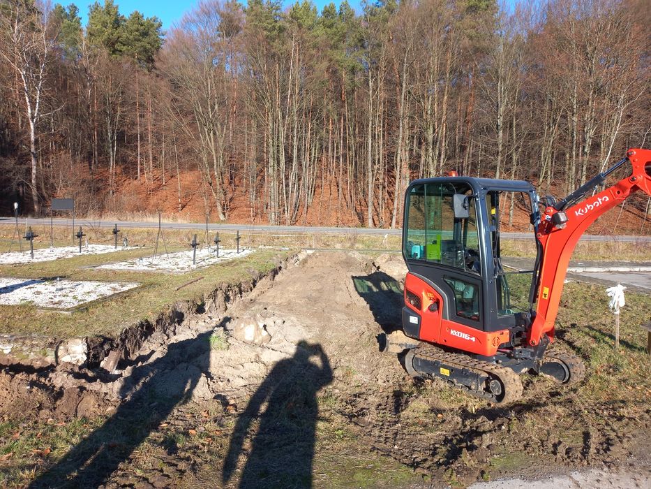 Usługa minikoparką oraz wywrotką