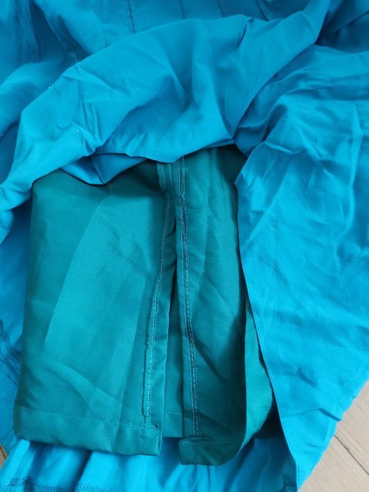 Spódnica butelkowa zieleń miętowa PRL vintage