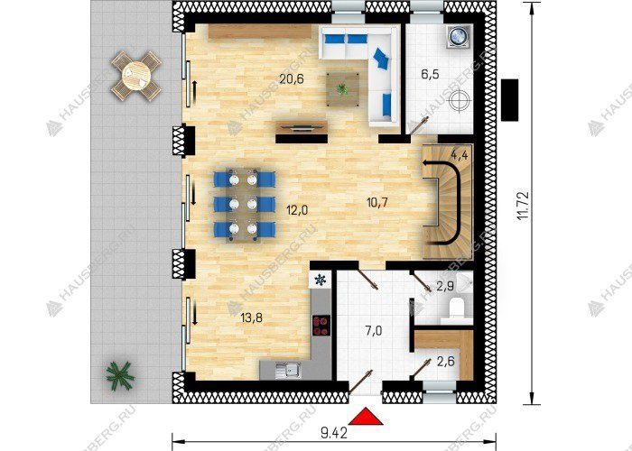 Земельна ділянка в центрі міста