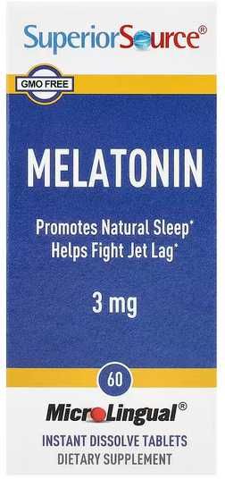 Melatonina - 3mg - 60 comprimidos sublingual  - selado