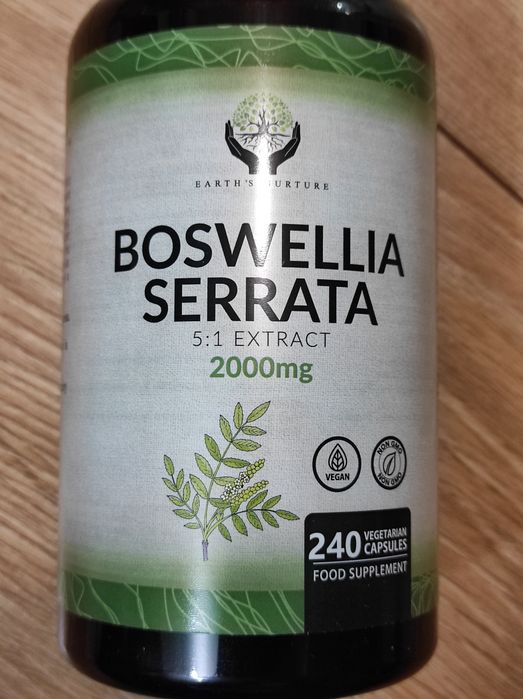 Boswellia Serrata ekstrakt - redukuje obrzęki i bóle stawów.