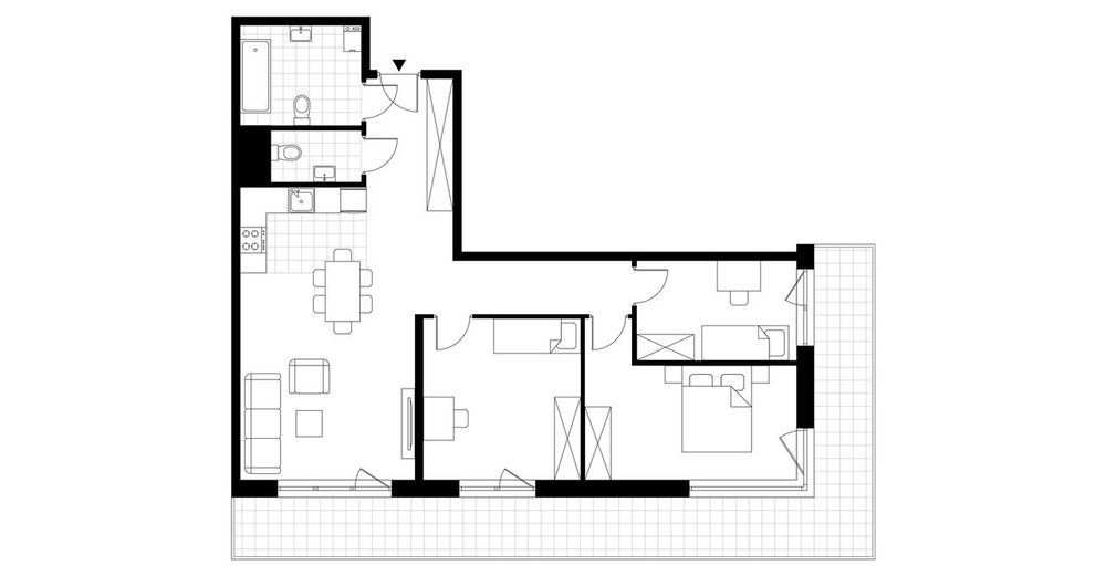 4-pokojowe mieszkanie 86m2 + balkon Bezpośrednio