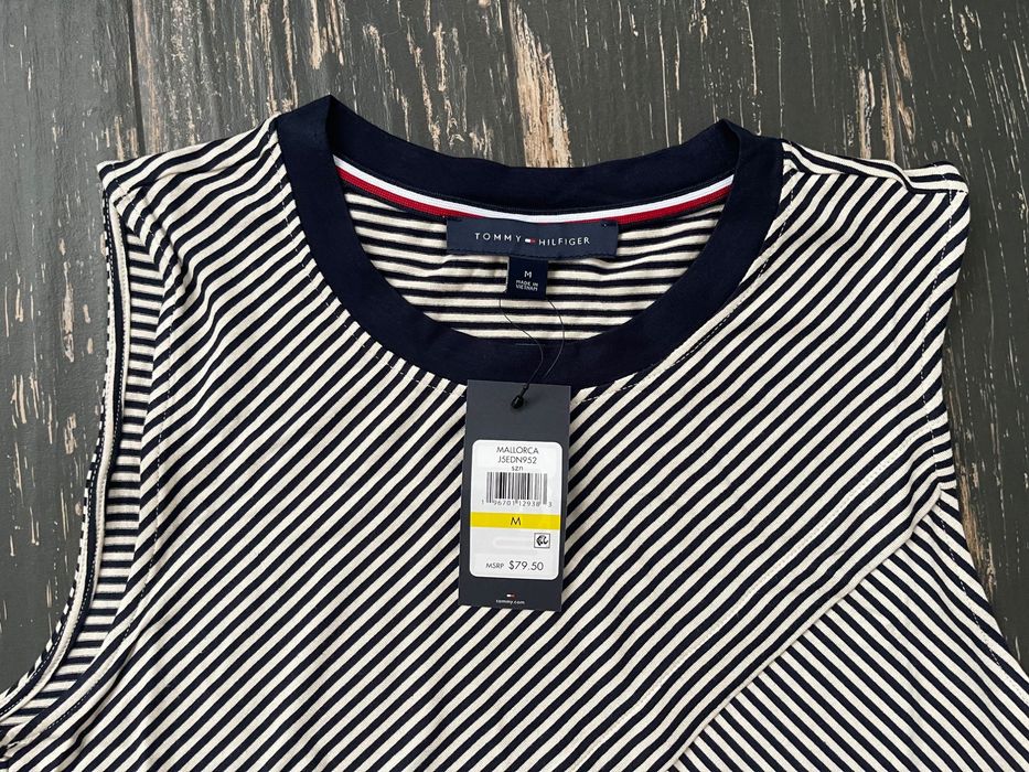 Tommy Hilfiger original. платье в полоску трикотаж вискоза р s-m