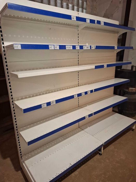 Стелажі, торгове обладнання б.у