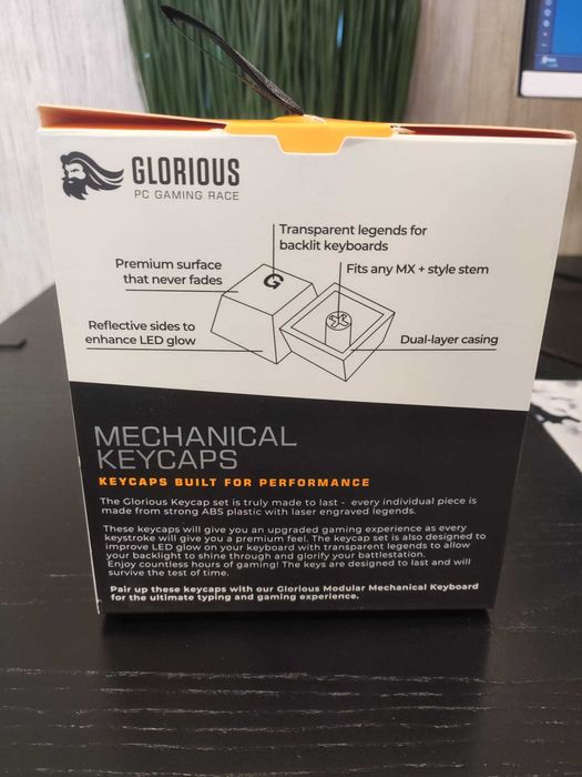 Glorious G-104-White-US Keycap ABS