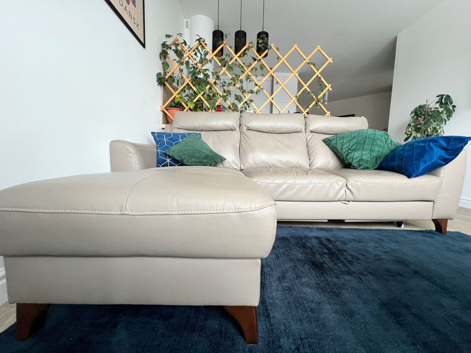 Narożnik z ekoskóry bdb - 235x169 - Gdańsk