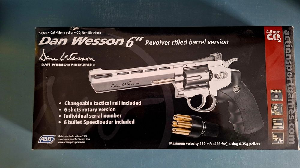 Revolver CO2  Dan Wesson 6" - Full Metal