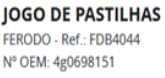 AUDI -Pastilhas Travão Frente FERODO OEM anexo