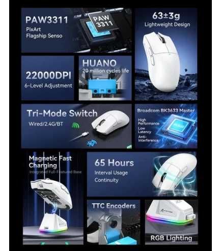 attack shark x11 компьютерна миша атак шарк