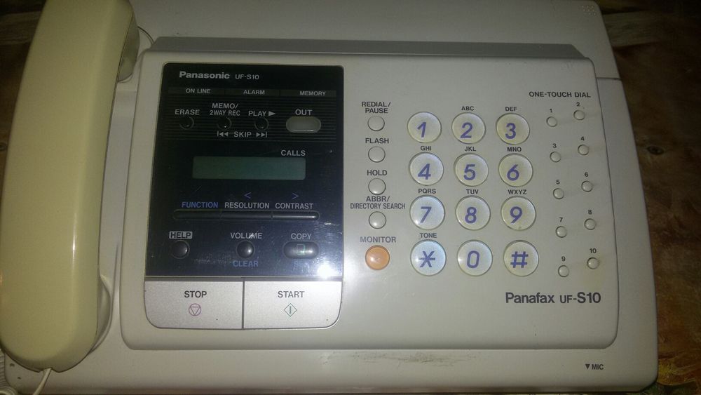Факс, Fax Panasonic UF-S10