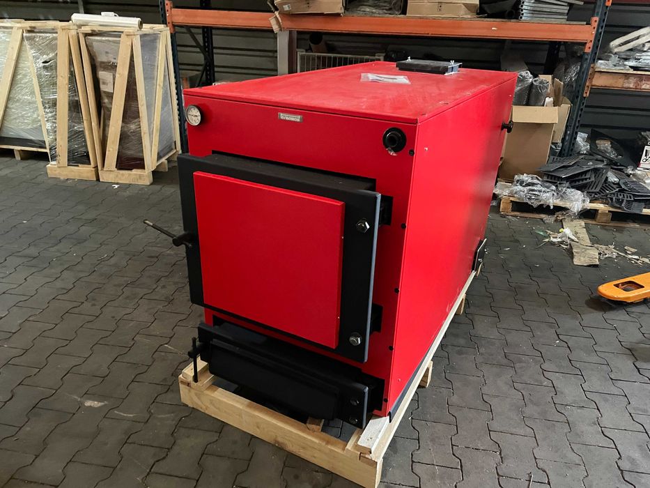 Piec na słomę i drewno TERMOMONT kocioł CO z płaszczem wodnym BTK 65kW