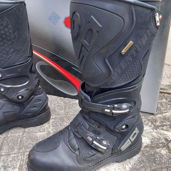 Botas pretas Sidi Adventure Gore-Tex unisexo