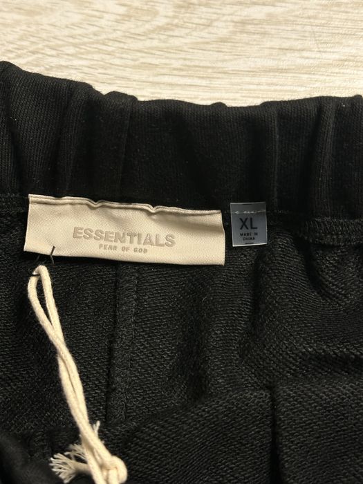Шорти Essentials Fear of God | Чорні шорти FOG