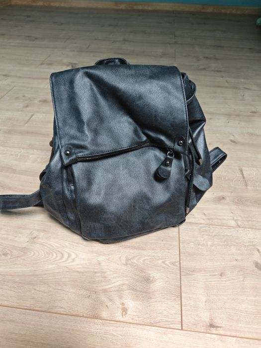 Plecak skórzany pojemny