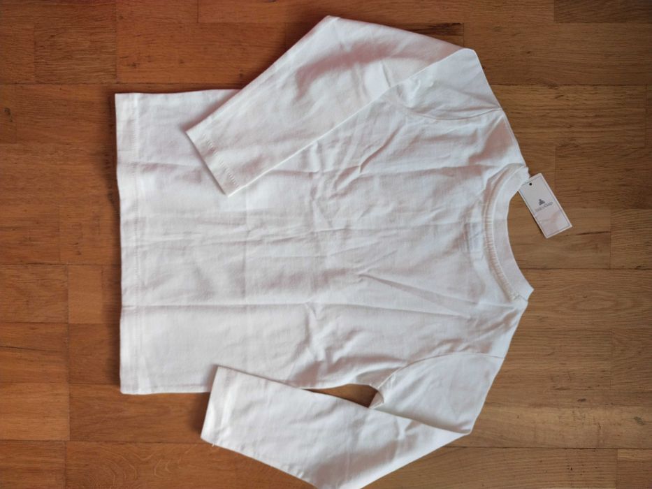 Baby GAP Nowy t-shirt bawełna 115cm 5 lat biała bluzka