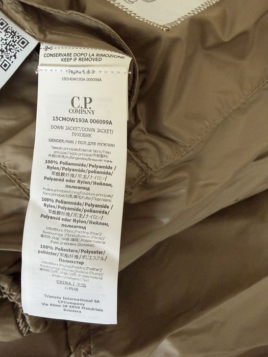 C.P . Company . 46-S/M Puchowa D.D Shell