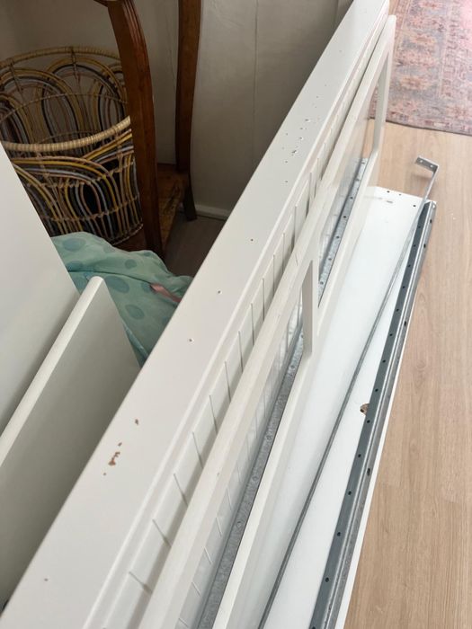 IKEA HEMNES – Cama branca com 3 gavetas | 80x200 cm