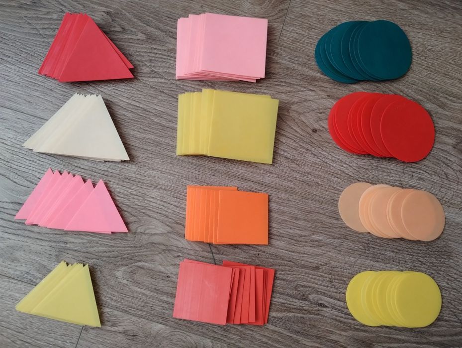 Геометрические фигуры ссср пластик 120 шт. Обучение