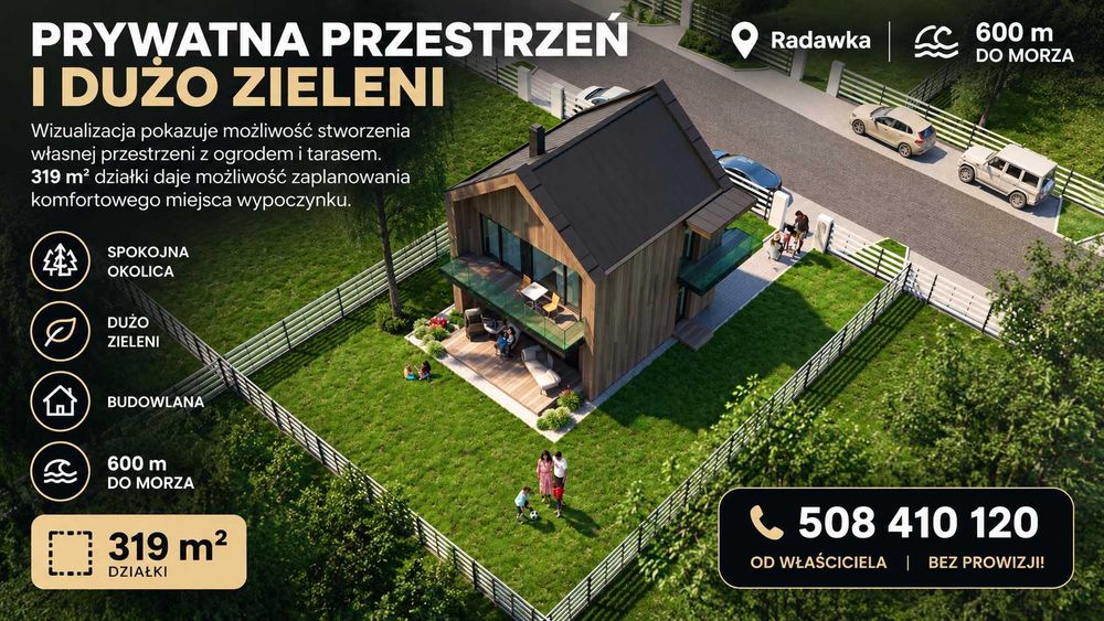 Działka inwestycyjna usługowa | Dziwnówek | 319 m² | 600 metrów do morza | Super lokalizacja - Widok 4