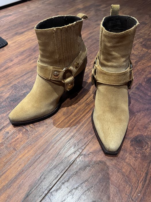 Skórzane kowbojki Steve Madden