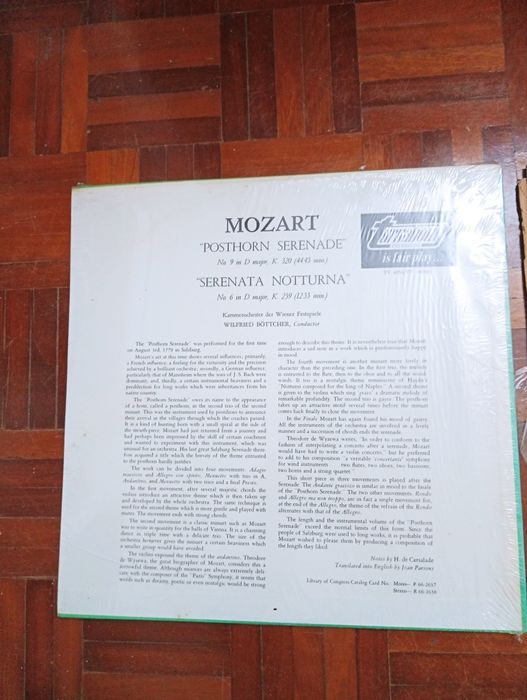 3 discos de vinil 	Mozart; beethoven	Selo:	Turnabout 		Como novos!