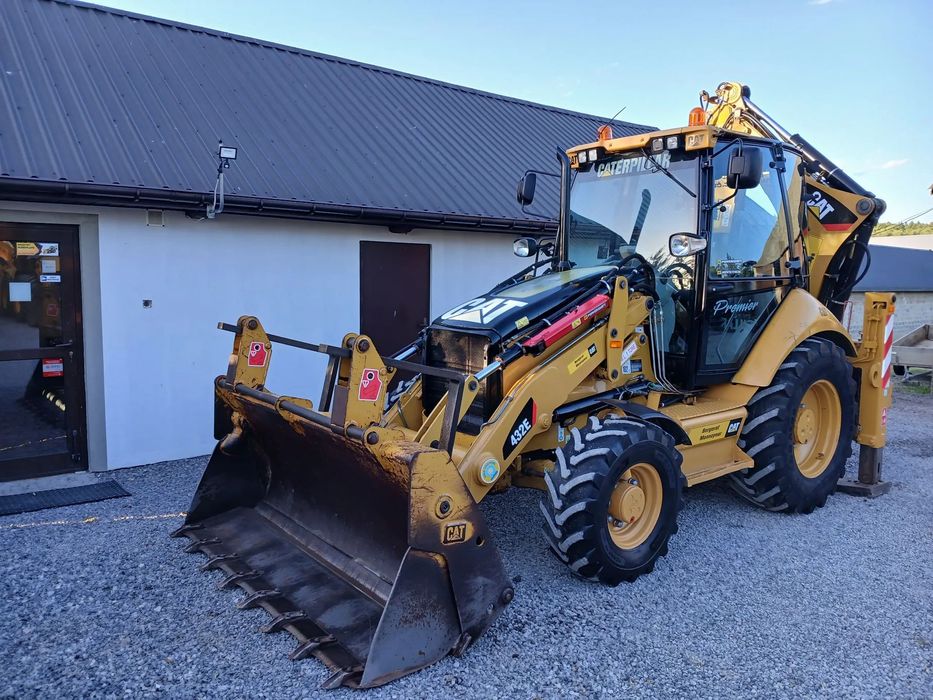 Caterpillar 432E PREMIER/JOYSTICK/ŁADNY STAN  Koparkoładowarka/Pierwszy właściciel/2 Łyżki