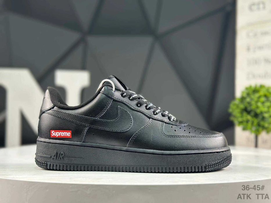Nike Air Force 1 Low Supreme Czarny  39