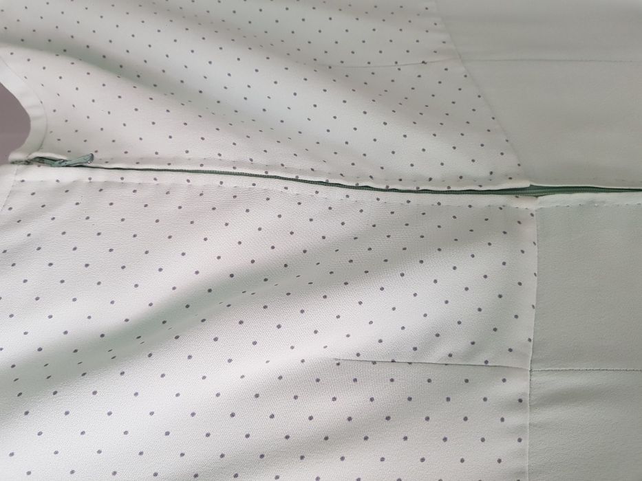 Macacão de seda forrado,verde água peça única