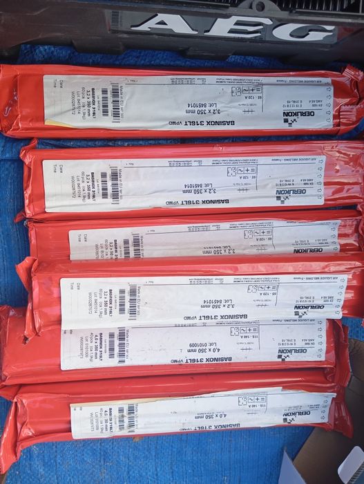 Electrodos de inox 6 caixas