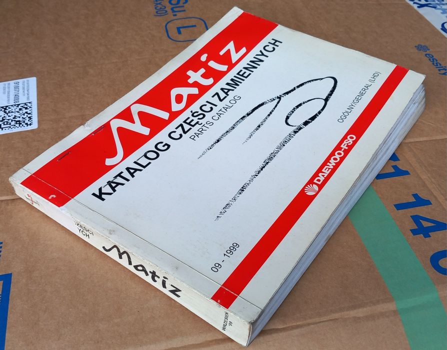 Katalog części zamiennych Daewoo Matiz