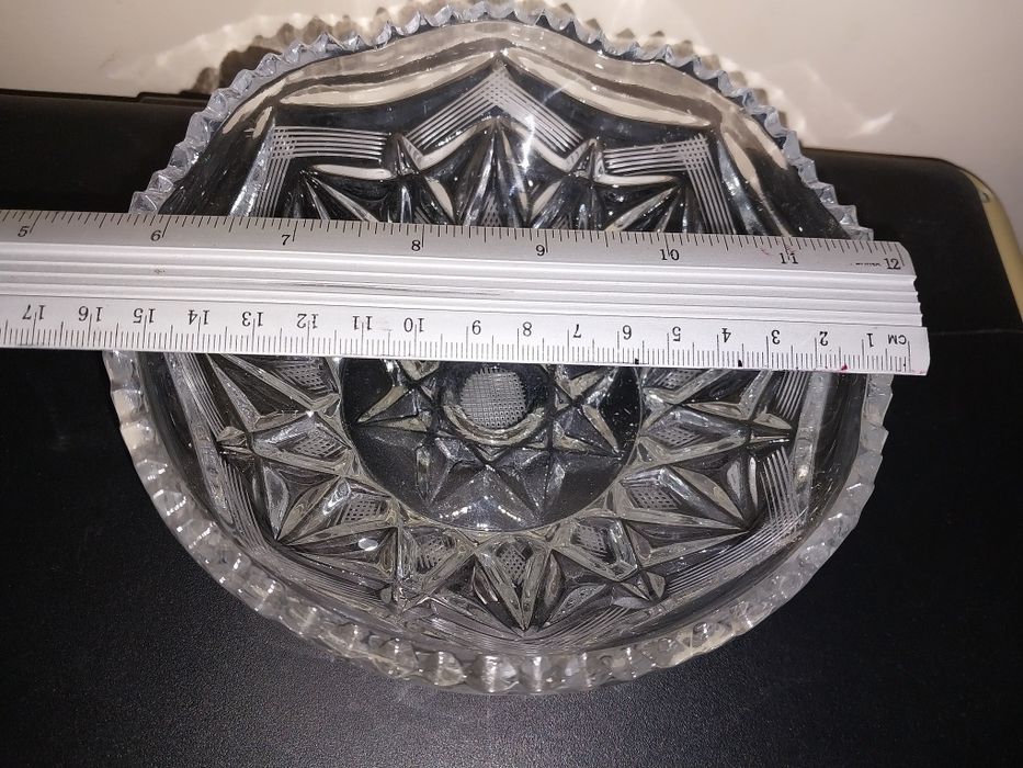 Хрустальная салатница, времен СССР