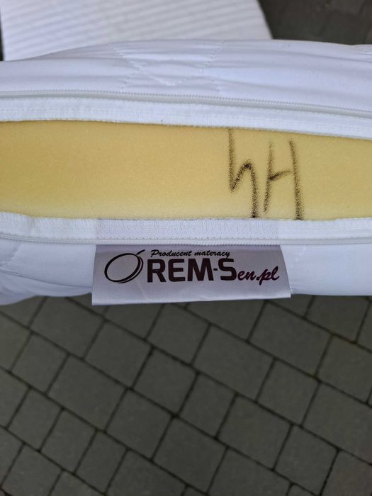 Materac 90x200 Rem-Sen + łóżko z szufladą