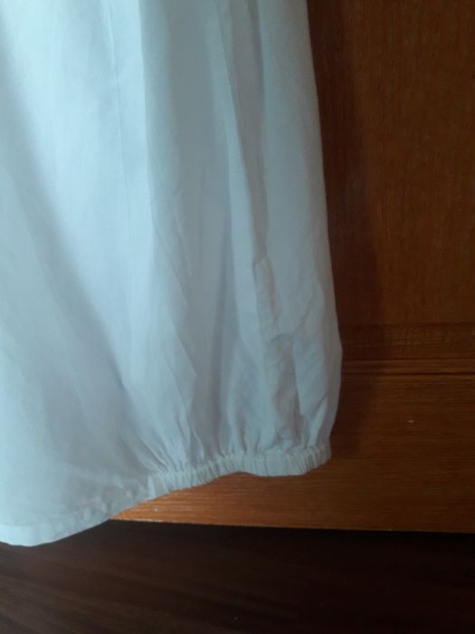 Koszula damska tunika biała rozpinana rozm. 44