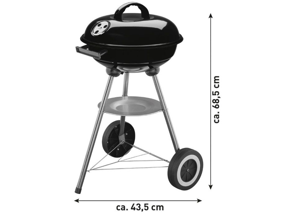 Grill na kółkach nowy