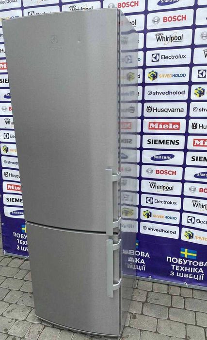 Холодильник б/в Electrolux 323л металік з Європи ГАРАНТІЯ #08256