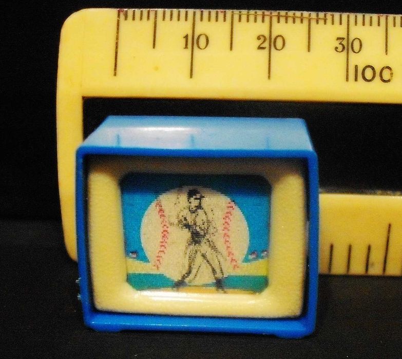 Afia lápis - aguça - antigo - televisão com imagens que se movem